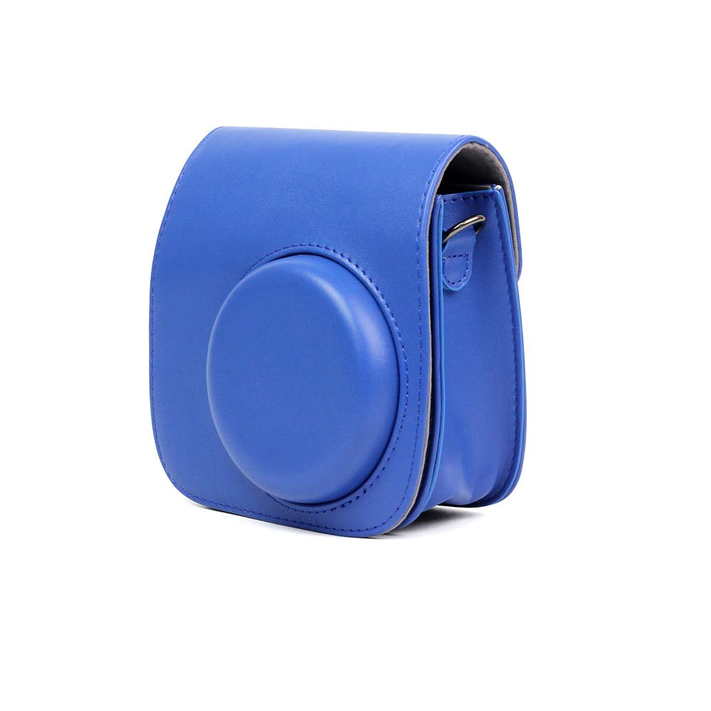 Fujifilm Instax Mini 8/8+/9 Leather Case (Dark Blue) - Image 4