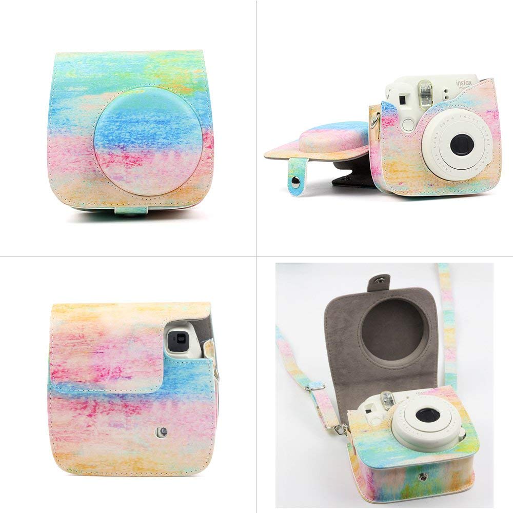 Fujifilm Instax Mini 8/8+/9 Leather Case (Rainbow) - Image 3